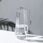 Creative Profiling Glass Flower Vase Ins Flower Bottle Transparent Hydroponic Vase Glass Bottle for Flowers Desktop Decoration