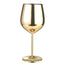 304 Stainless Steel Copper Plated Single-Layer Goblet Cocktail Glass 500 Ml Wine Glass Champagne Glass