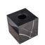 Natural Stone Marble Tissue Box Holder with Removable Transparent Bottom