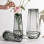 Creative Profiling Glass Flower Vase Ins Flower Bottle Transparent Hydroponic Vase Glass Bottle for Flowers Desktop Decoration