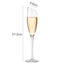 2Pcs Goblet Champagne Glass Unleaded Crystal Wine Glass Cup Sweet Wine Glass Sparkling Wine Glass Bar Wedding Family Drink Glass