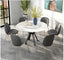 Nordic Marble Dining Table Small round Household Table round with Turntable