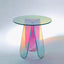 Color Acrylic Coffee Tables round Transparent Side Table Living Room Decor Furniture Modern Luxury Bedroom Simple Bedside Table