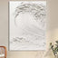 Modern Wall Painting Art Heavy Textured Thick 3D Abstract White Acrylic Painting Canvas Picture Art Hand Painted Wall Artwork