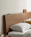 Walnut Wood Master Bed