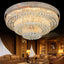 Modern Crystal Ceiling Lights Lamps Luxury Ceiling Lamps Golden Luminaria Deckenleuchte round Crystal Lighting Home LED Fixture