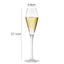 2Pcs Goblet Champagne Glass Unleaded Crystal Wine Glass Cup Sweet Wine Glass Sparkling Wine Glass Bar Wedding Family Drink Glass