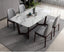 Postmodern Marble Dining Table and Chair Combination Dining Table Household Rectangular Dining Table